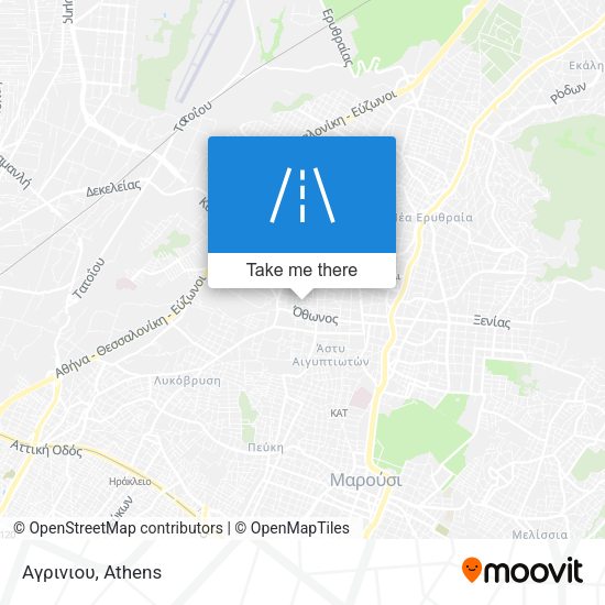 Αγρινιου map
