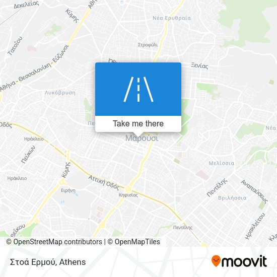 Στοά Ερμού map