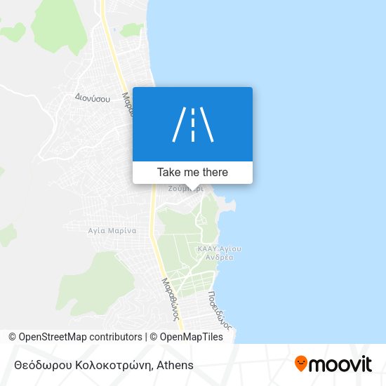 Θεόδωρου Κολοκοτρώνη map
