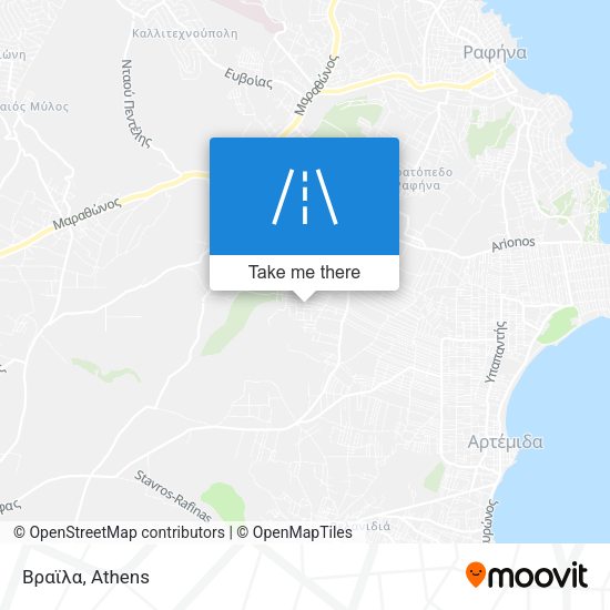 Βραϊλα map