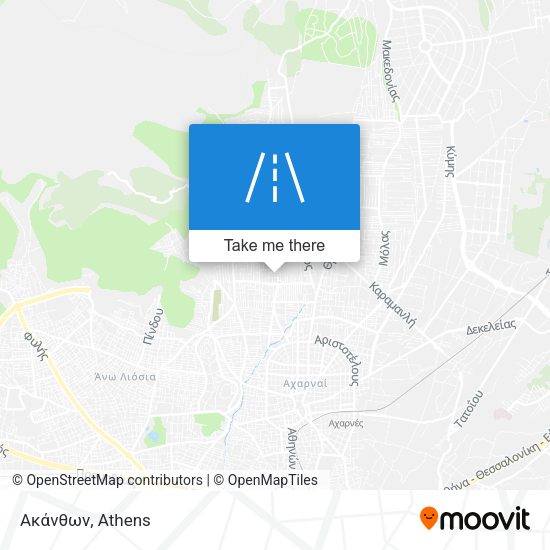 Ακάνθων map
