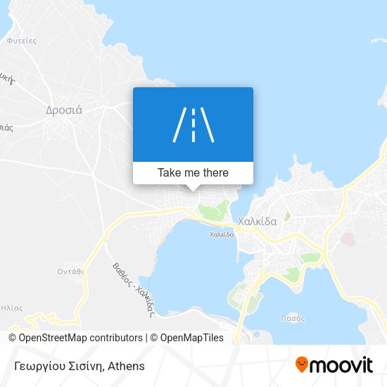 Γεωργίου Σισίνη map