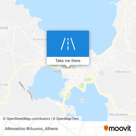 Αθανασίου Φίλωνος map