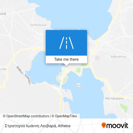 Στρατηγού Ιωάννη Λειβαρά map