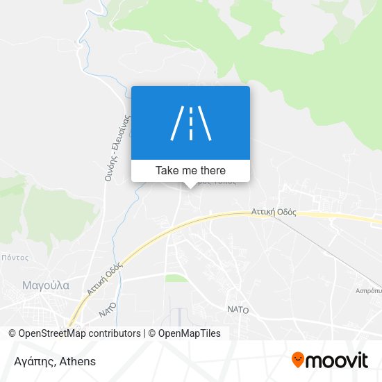 Αγάπης map