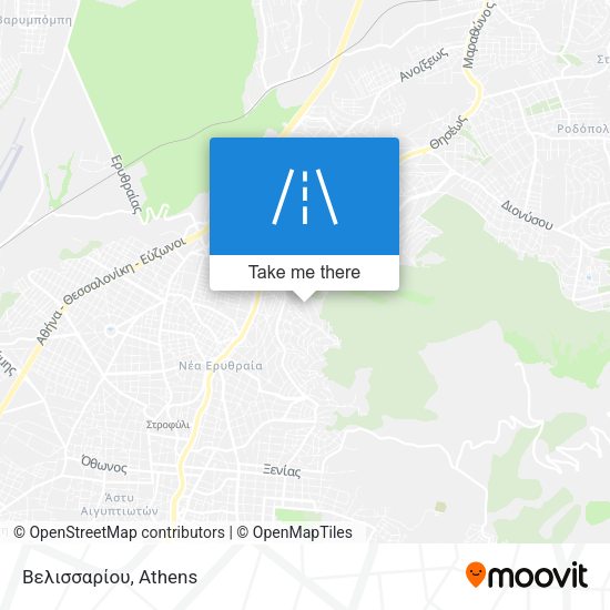Βελισσαρίου map