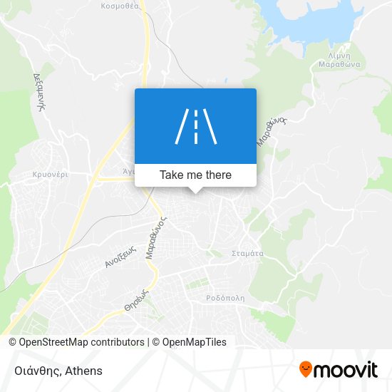 Οιάνθης map