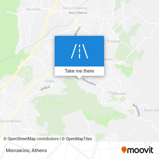 Μανιακίου map