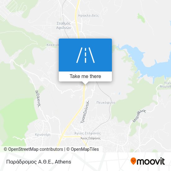Παράδρομος Α.Θ.Ε. map