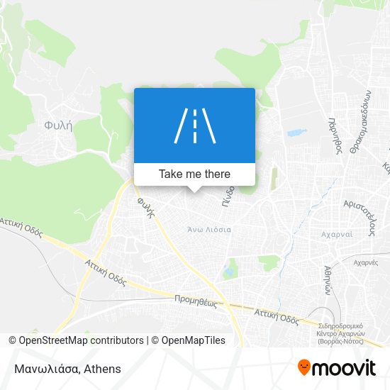 Μανωλιάσα map