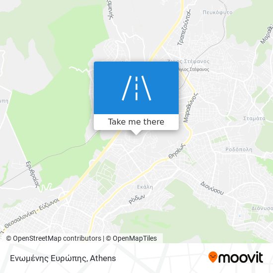 Ενωμένης Ευρώπης map