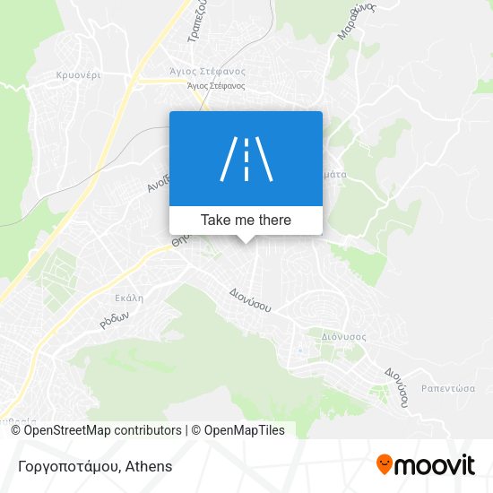 Γοργοποτάμου map