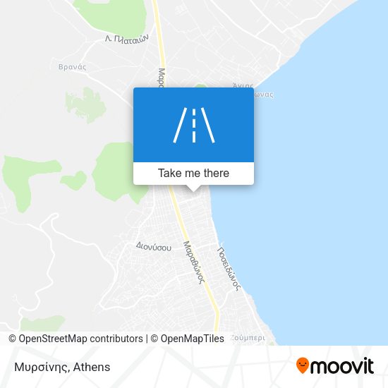 Μυρσίνης map