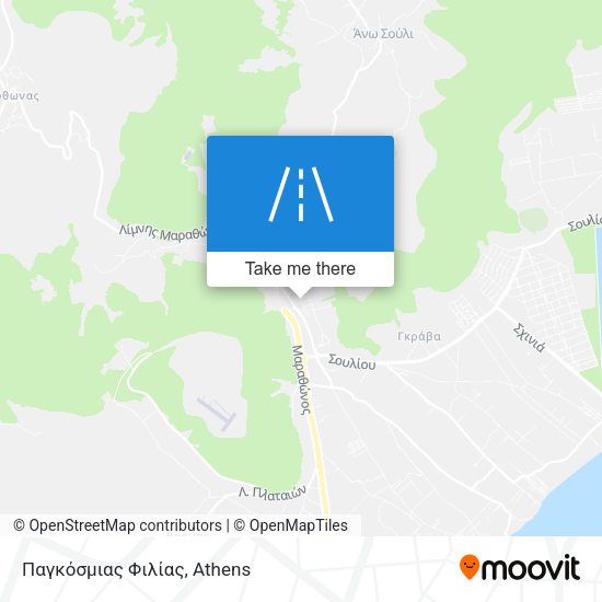 Παγκόσμιας Φιλίας map