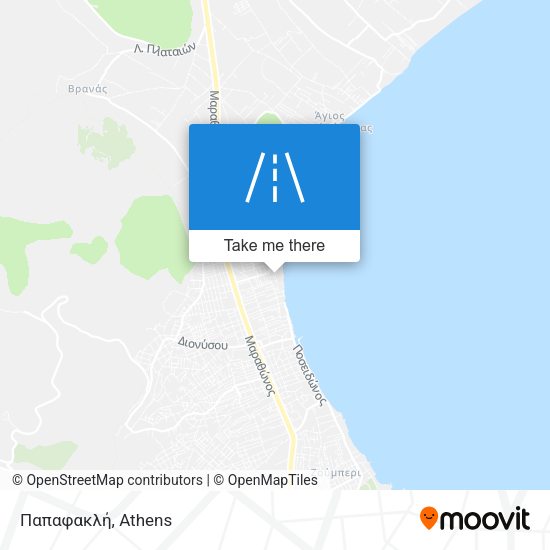 Παπαφακλή map