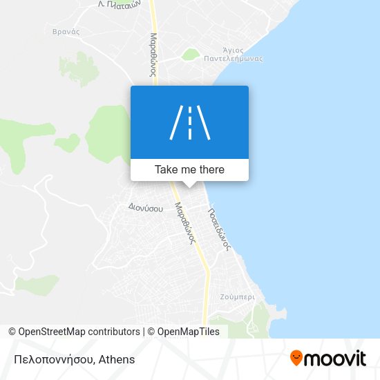 Πελοποννήσου map