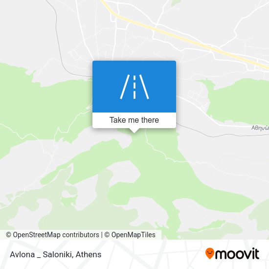 Avlona _ Saloniki map