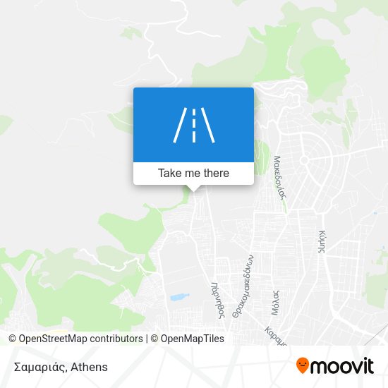 Σαμαριάς map