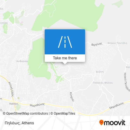 Πηλέως map