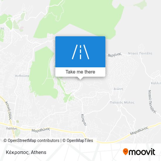 Κέκροπος map
