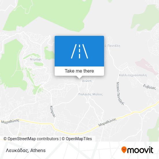 Λευκάδας map