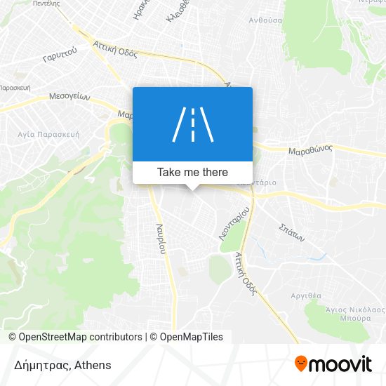 Δήμητρας map