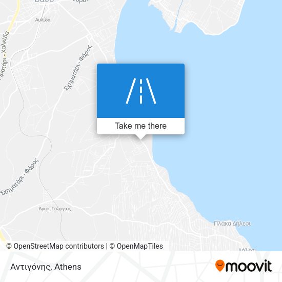 Αντιγόνης map