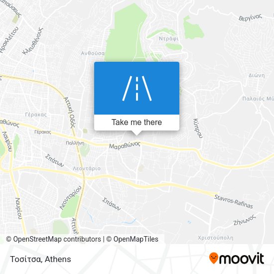 Τοσίτσα map