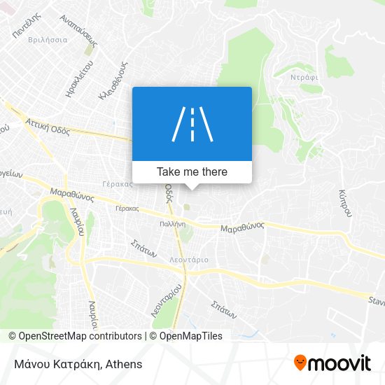 Μάνου Κατράκη map