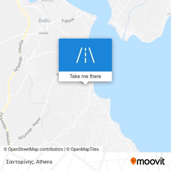 Σαντορίνης map
