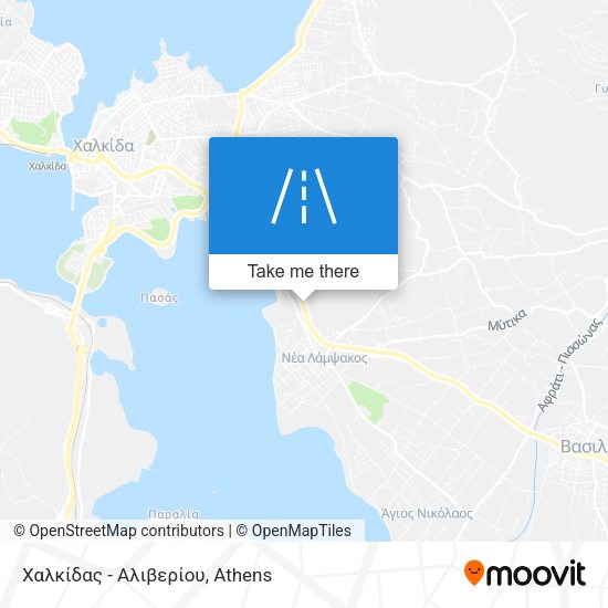 Χαλκίδας - Αλιβερίου map