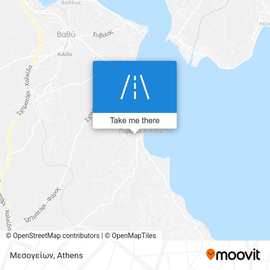 Μεσογείων map