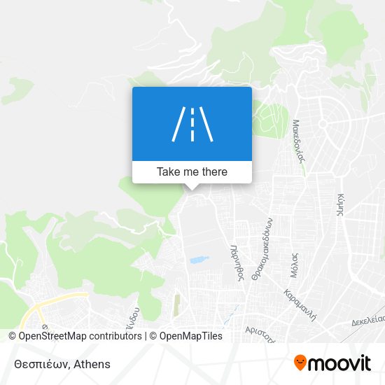 Θεσπιέων map