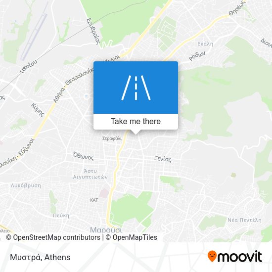 Μυστρά map