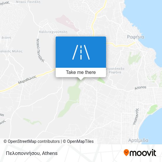 Πελοποννήσου map