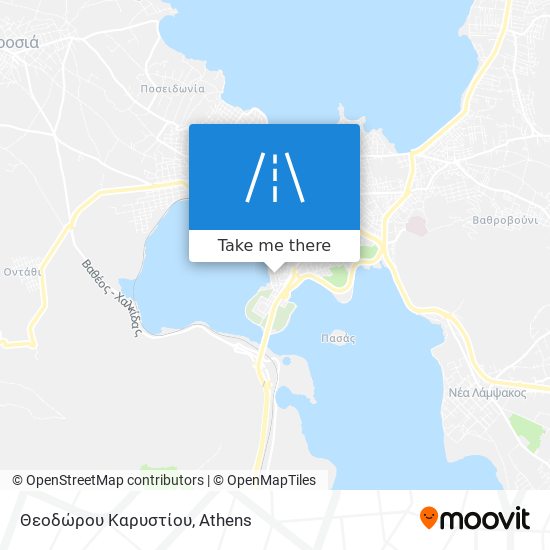 Θεοδώρου Καρυστίου map