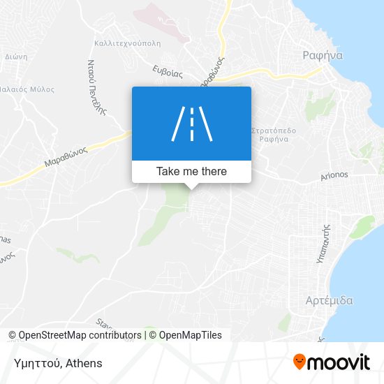 Υμηττού map