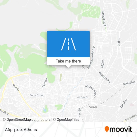 Αδμήτου map