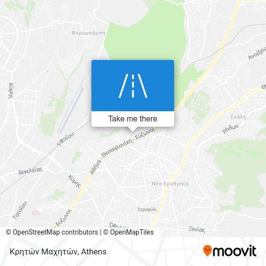 Κρητών Μαχητών map