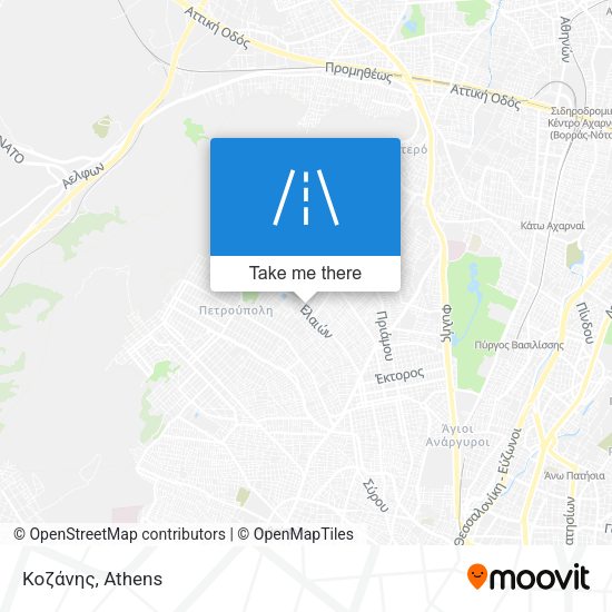 Κοζάνης map