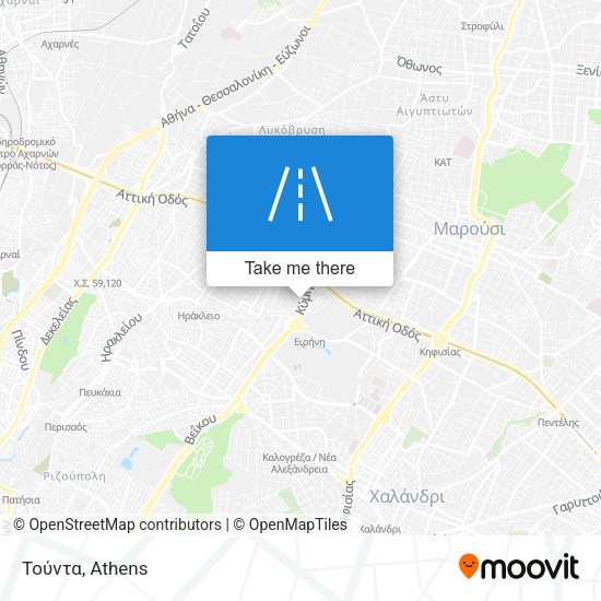 Τούντα map