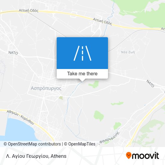 Λ. Αγίου Γεωργίου map