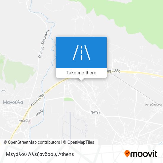 Μεγάλου Αλεξάνδρου map
