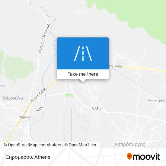 Ξηρομέρου map