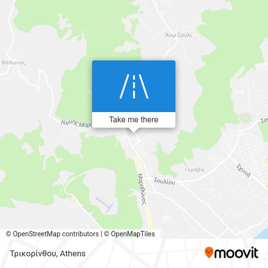 Τρικορίνθου map