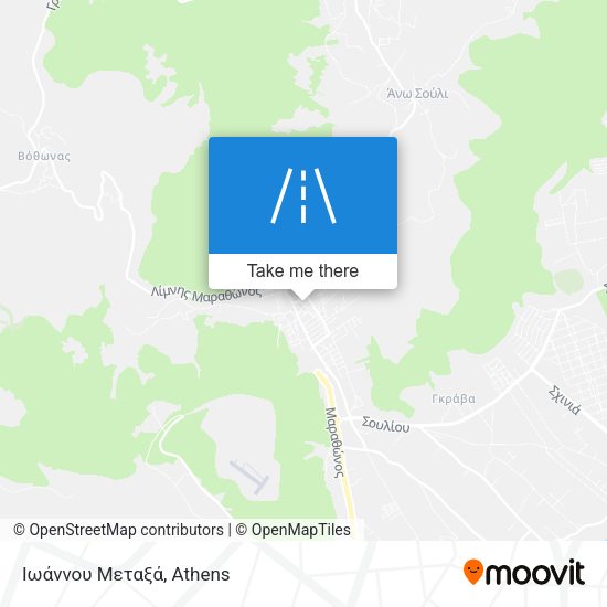 Ιωάννου Μεταξά map