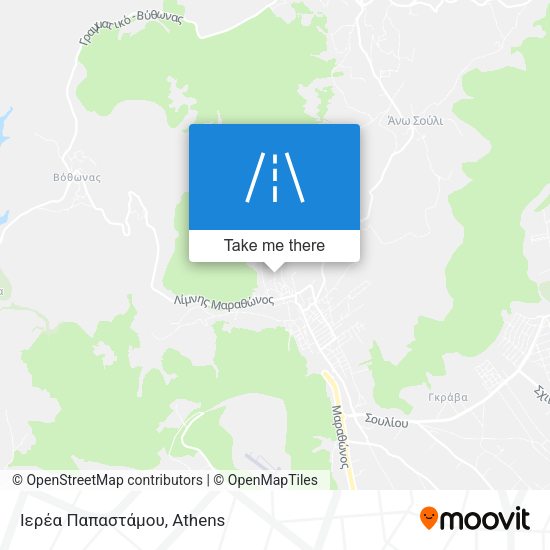 Ιερέα Παπαστάμου map