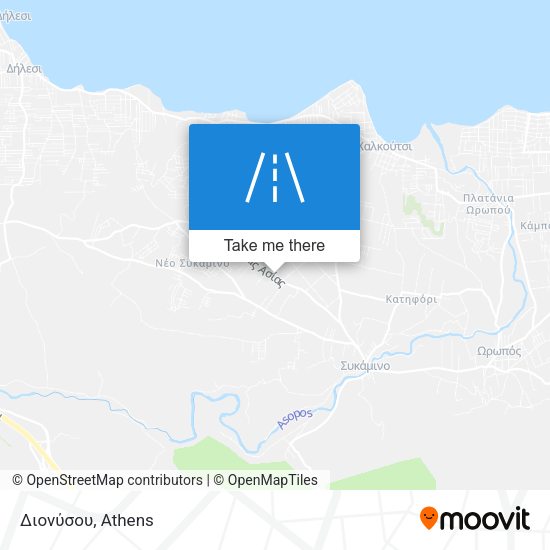 Διονύσου map