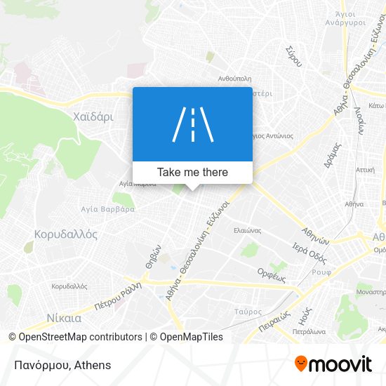 Πανόρμου map