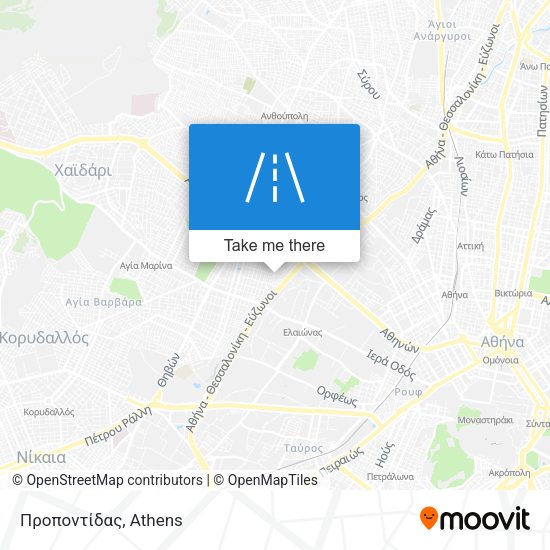 Προποντίδας map